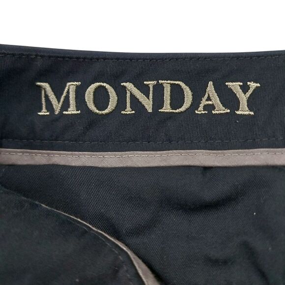 Bonobos Weekday Warrior Pants Monday Mens 30x32 Navy Slim Straight Flat Front - Picture 8 of 11